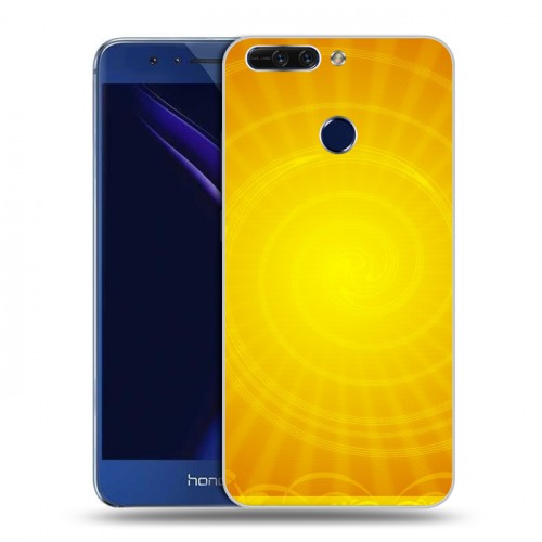 Дизайнерский пластиковый чехол для Huawei Honor 8 Pro Солнце