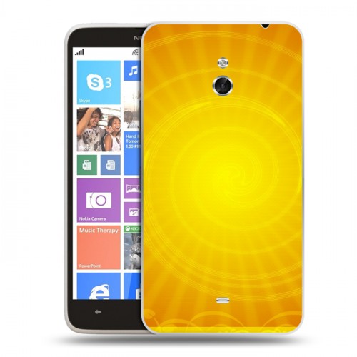 Дизайнерский пластиковый чехол для Nokia Lumia 1320 Солнце