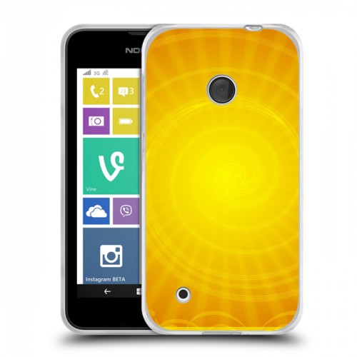 Дизайнерский пластиковый чехол для Nokia Lumia 530 Солнце