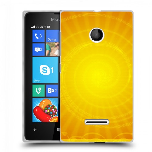 Дизайнерский пластиковый чехол для Microsoft Lumia 435 Солнце