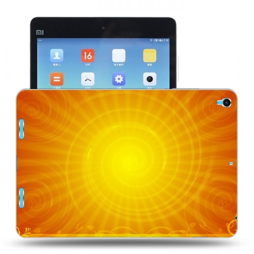 Дизайнерский силиконовый чехол для Xiaomi MiPad Солнце