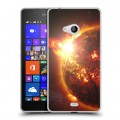 Дизайнерский пластиковый чехол для Microsoft Lumia 540 Солнце