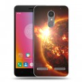 Дизайнерский силиконовый чехол для Lenovo K6 Солнце