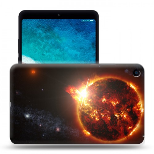 Дизайнерский силиконовый чехол для Xiaomi Mi Pad 4 Солнце