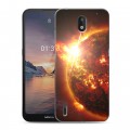 Дизайнерский силиконовый чехол для Nokia 1.3 Солнце