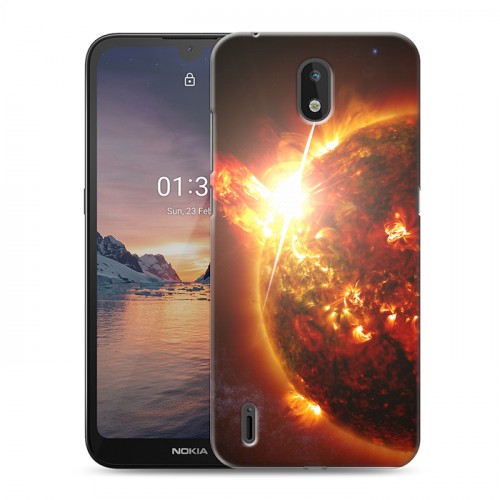 Дизайнерский силиконовый чехол для Nokia 1.3 Солнце