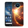 Дизайнерский силиконовый чехол для Nokia 8.3 Солнце