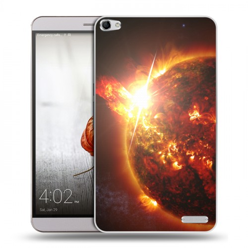 Дизайнерский пластиковый чехол для Huawei MediaPad X2 Солнце