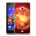 Дизайнерский пластиковый чехол для Microsoft Lumia 540 Солнце