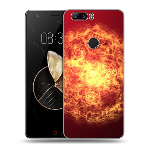 Дизайнерский пластиковый чехол для ZTE Nubia Z17 Солнце