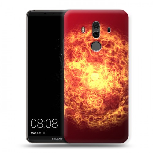 Дизайнерский пластиковый чехол для Huawei Mate 10 Pro Солнце