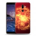 Дизайнерский пластиковый чехол для Nokia 7 Plus Солнце