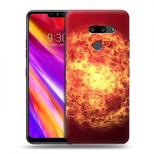 Дизайнерский пластиковый чехол для LG G8 ThinQ Солнце