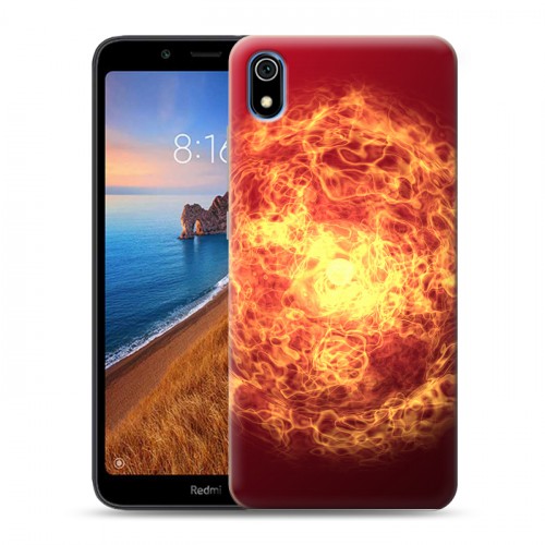 Дизайнерский силиконовый чехол для Xiaomi RedMi 7A Солнце