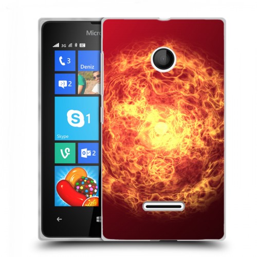 Дизайнерский пластиковый чехол для Microsoft Lumia 435 Солнце