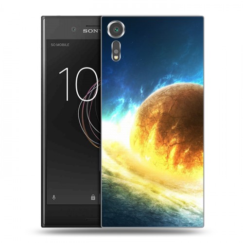 Дизайнерский пластиковый чехол для Sony Xperia XZs Солнце