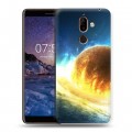 Дизайнерский пластиковый чехол для Nokia 7 Plus Солнце