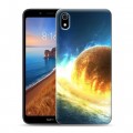 Дизайнерский силиконовый чехол для Xiaomi RedMi 7A Солнце