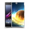 Дизайнерский пластиковый чехол для Sony Xperia Z Ultra  Солнце