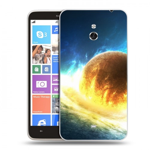 Дизайнерский пластиковый чехол для Nokia Lumia 1320 Солнце