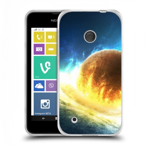 Дизайнерский пластиковый чехол для Nokia Lumia 530 Солнце