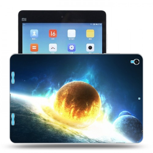 Дизайнерский силиконовый чехол для Xiaomi MiPad Солнце