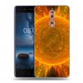 Дизайнерский пластиковый чехол для Nokia 8 Солнце