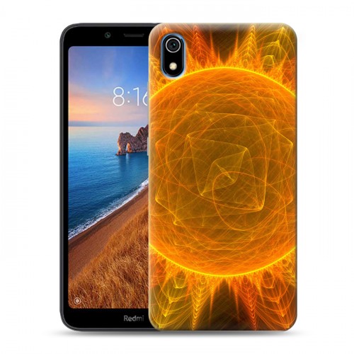 Дизайнерский силиконовый чехол для Xiaomi RedMi 7A Солнце