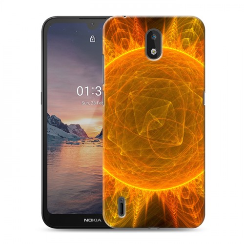 Дизайнерский силиконовый чехол для Nokia 1.3 Солнце