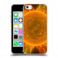 Дизайнерский пластиковый чехол для Iphone 5c Солнце