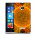 Дизайнерский пластиковый чехол для Microsoft Lumia 435 Солнце