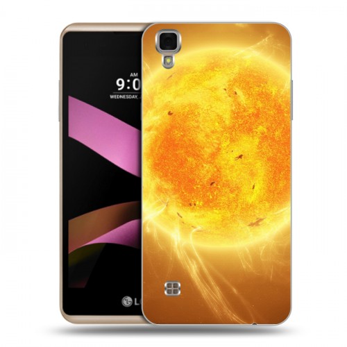 Дизайнерский пластиковый чехол для LG X Style Солнце