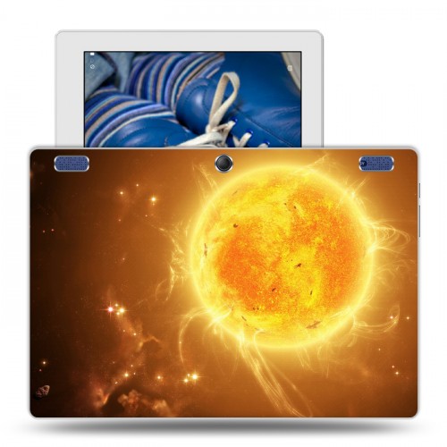Дизайнерский силиконовый чехол для Lenovo Tab 2 A10-30 Солнце