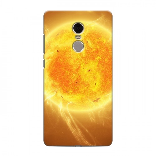 Дизайнерский силиконовый чехол для Xiaomi RedMi Note 4 Солнце