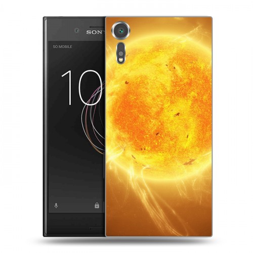 Дизайнерский пластиковый чехол для Sony Xperia XZs Солнце