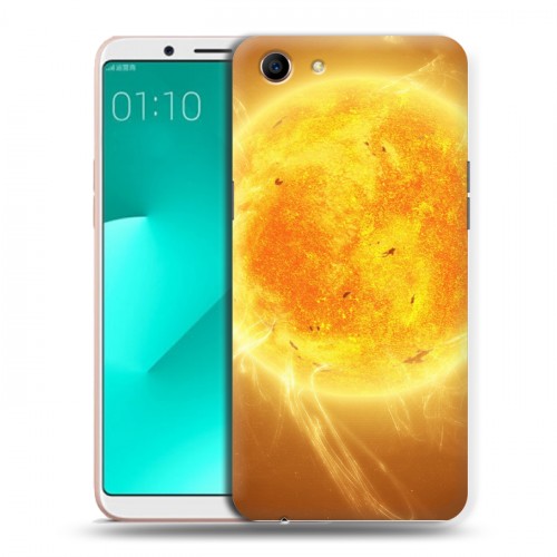 Дизайнерский пластиковый чехол для OPPO A83 Солнце