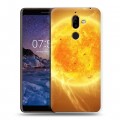 Дизайнерский пластиковый чехол для Nokia 7 Plus Солнце