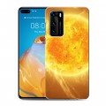 Дизайнерский пластиковый чехол для Huawei P40 Солнце