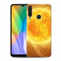 Дизайнерский пластиковый чехол для Huawei Y6p Солнце