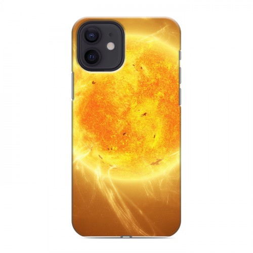 Дизайнерский силиконовый чехол для Iphone 12 Солнце