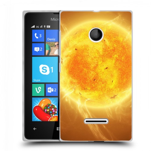Дизайнерский пластиковый чехол для Microsoft Lumia 435 Солнце
