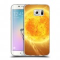 Дизайнерский силиконовый чехол для Samsung Galaxy S6 Edge Солнце