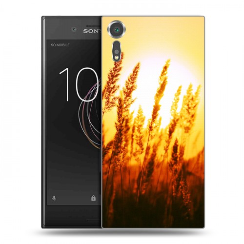 Дизайнерский пластиковый чехол для Sony Xperia XZs Солнце