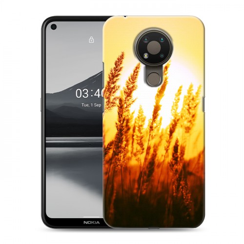 Дизайнерский пластиковый чехол для Nokia 3.4 Солнце