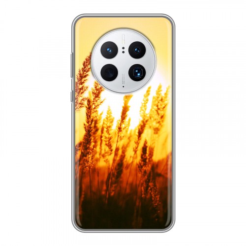 Дизайнерский силиконовый с усиленными углами чехол для Huawei Mate 50 Pro Солнце