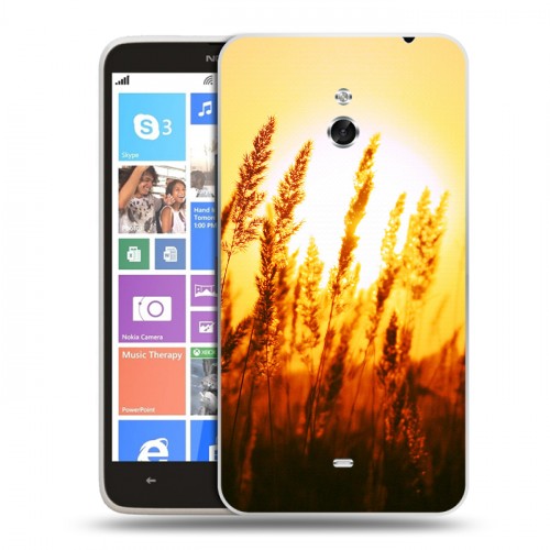 Дизайнерский пластиковый чехол для Nokia Lumia 1320 Солнце