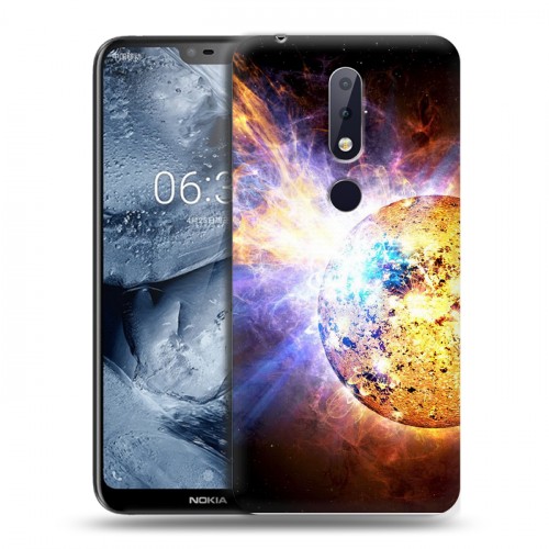 Дизайнерский пластиковый чехол для Nokia 6.1 Plus Солнце