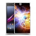 Дизайнерский пластиковый чехол для Sony Xperia Z Ultra  Солнце