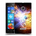 Дизайнерский пластиковый чехол для Microsoft Lumia 435 Солнце