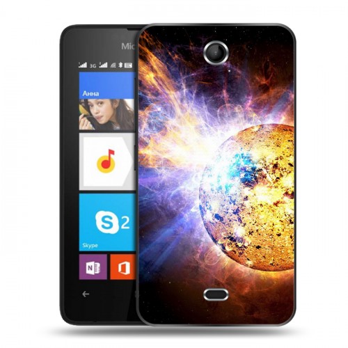 Дизайнерский силиконовый чехол для Microsoft Lumia 430 Dual SIM Солнце